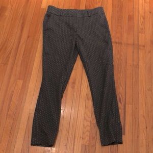 LOFT Marissa skinny polka dot pants